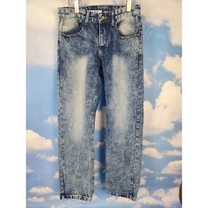 Redemption Blue Light Washed Denim Jeans Size 30x30